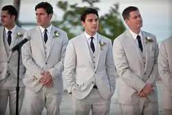 Индивидуальный заказ Нотч две кнопки Slim Fit Мода best мужские свадебные смокинги друзей жениха комплект из 3 предметов Куртка высокого