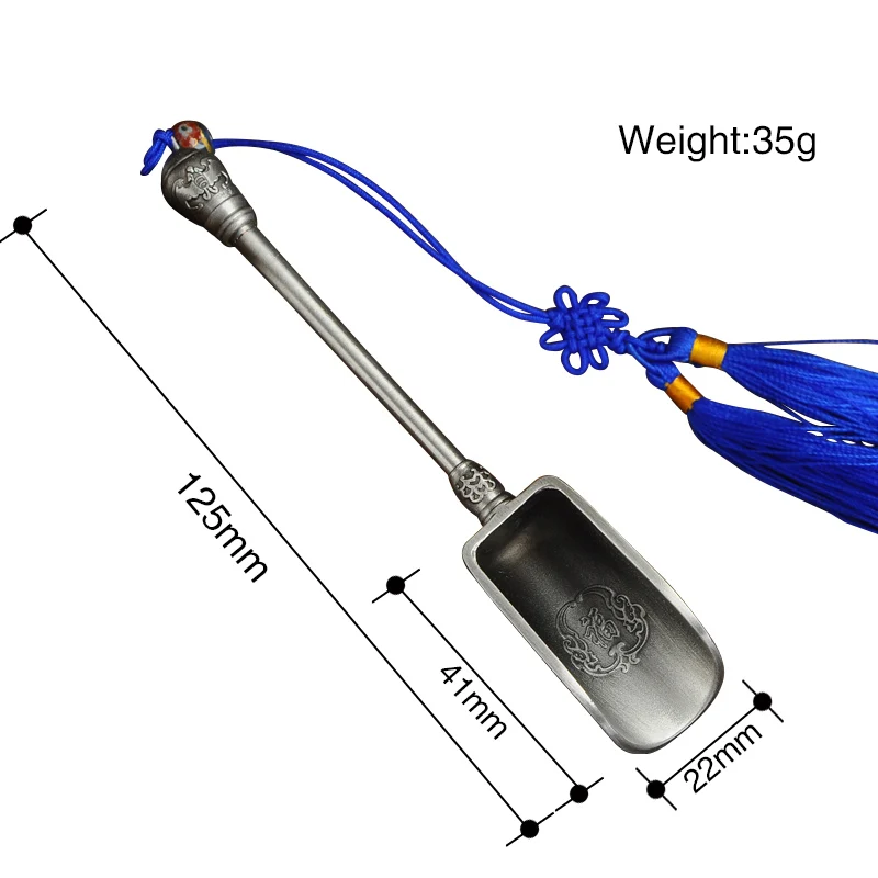 Чайная ложка кофе сплав длинная ручка чайные инструменты для китайского чая кунг-фу аксессуары инструменты