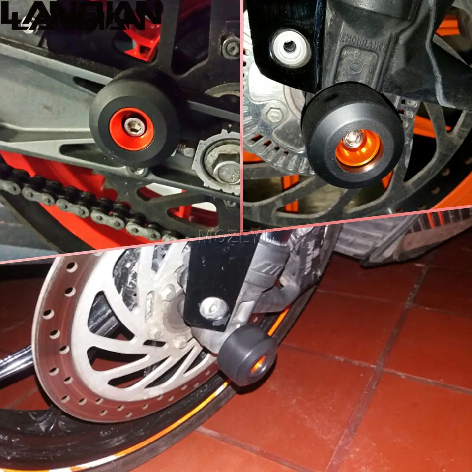 Падающая рамка протекторов, ползунки, защита от Краш, Moto Crash Pad для KTM DUKE 390 2013