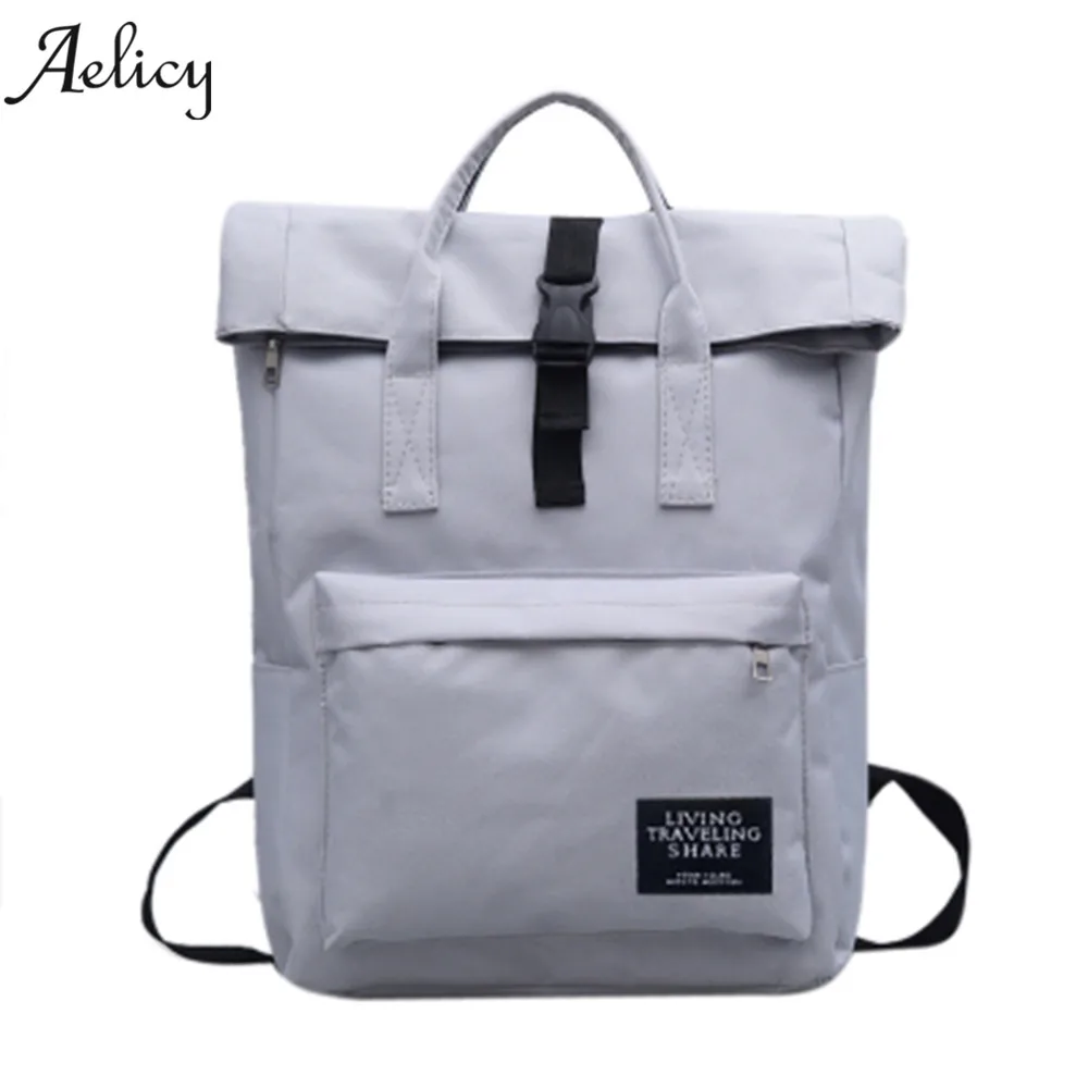 

Aelicy New 2017 Casual Backpack Candy Color Waterproof Backpack Male Teenage Backpacks for Girls Schoolbag mochilas mujer 2017