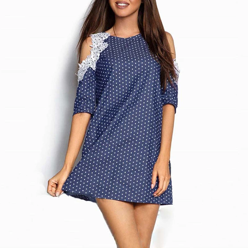 Womens dress hanging straight from the shoulders