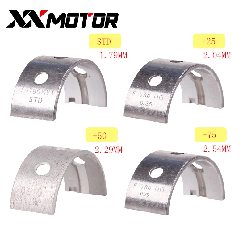 4PCS/Set Main Crankshaft Crank Shaft Bearing STD Oversize 0.25 0.5 0
