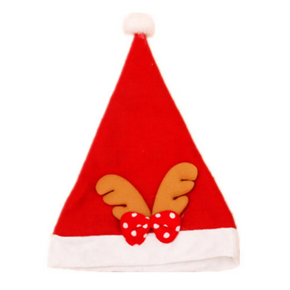 Новые рождественские шапки Санты для детей и взрослых, домашние украшения для рождества, подарок на год