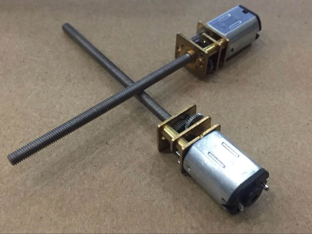 M4 * 55 мм N20 винтовой вал DC мотор редуктор Микро резьба DIY Миниатюрный маленький