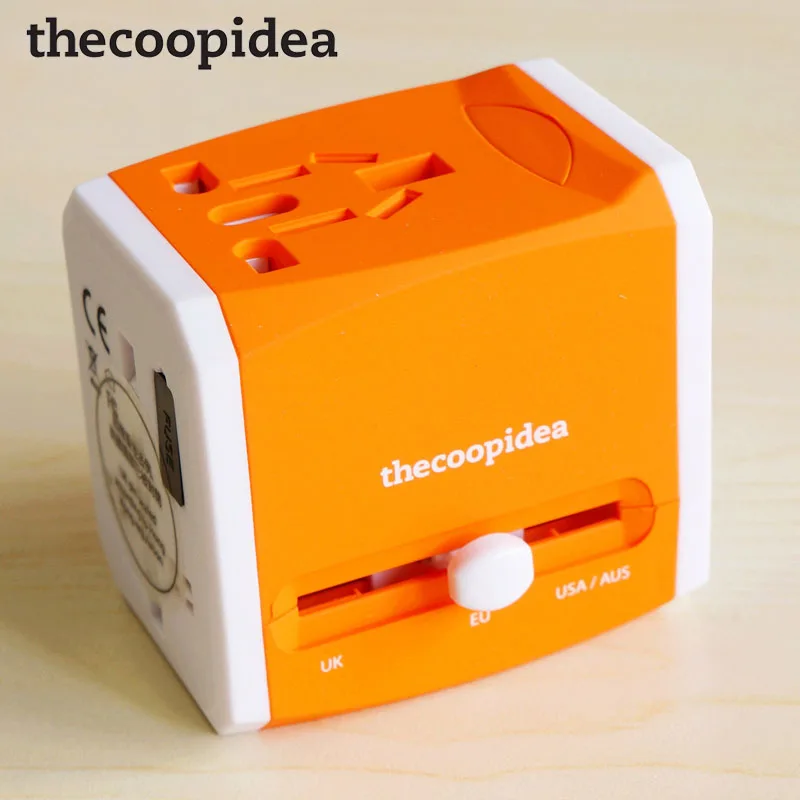 Thecoopidea 2USB Universal Travel Adapter Sockets
