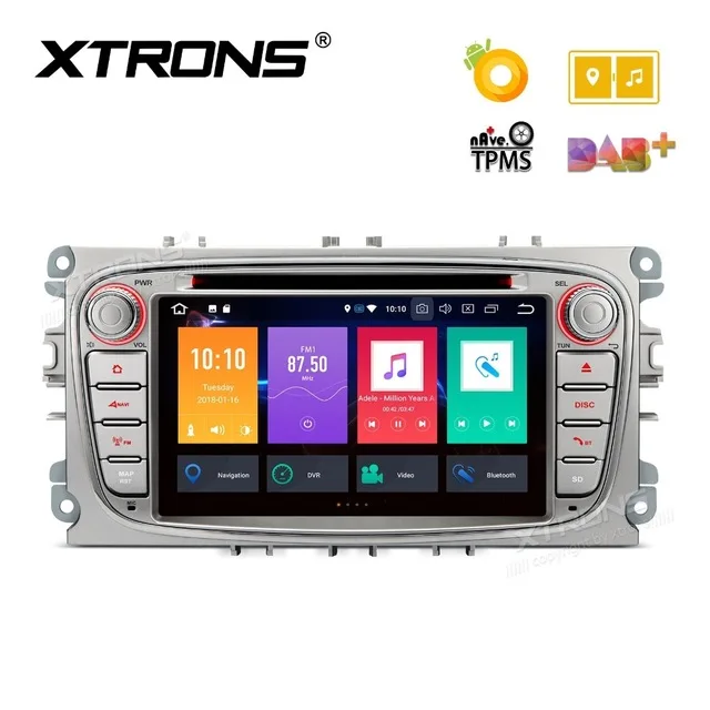 7 Android 8 0 OS Car DVD font b Multimedia b font Navigation GPS Radio for