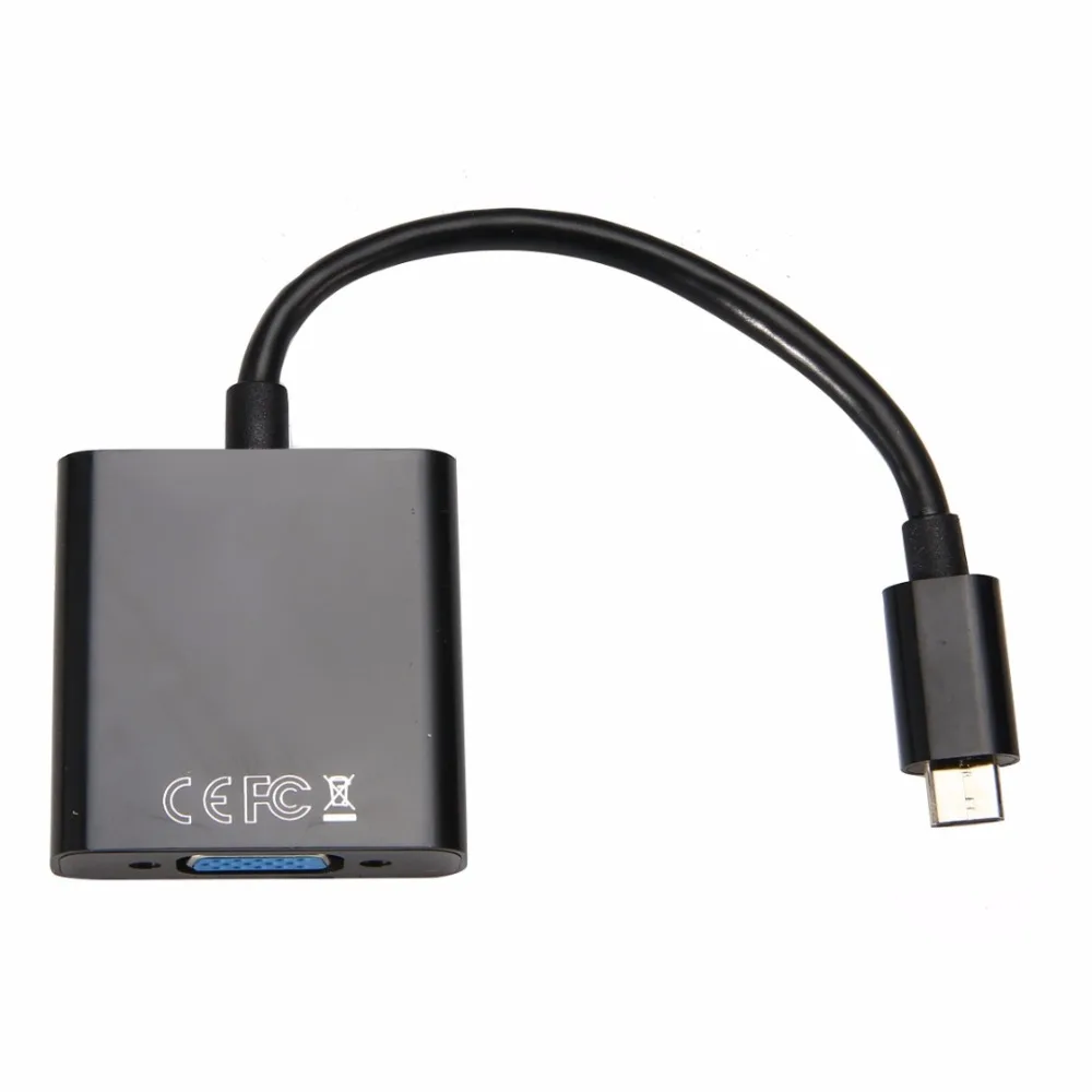 USB 3 1 Type C папа VGA Женский HD видео конвертер Кабель адаптер для Apple Macbook Google Chromebook