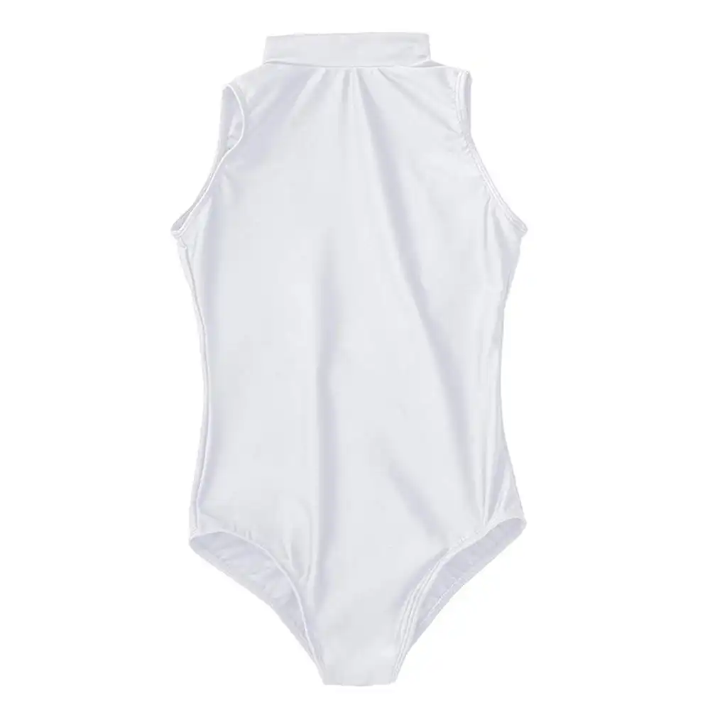 white spandex romper