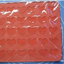 26x29 см, 30 круг доступен Макарон Силиконовые десерт выпечка Коврики торт Маффин прессформы Круглый Форма