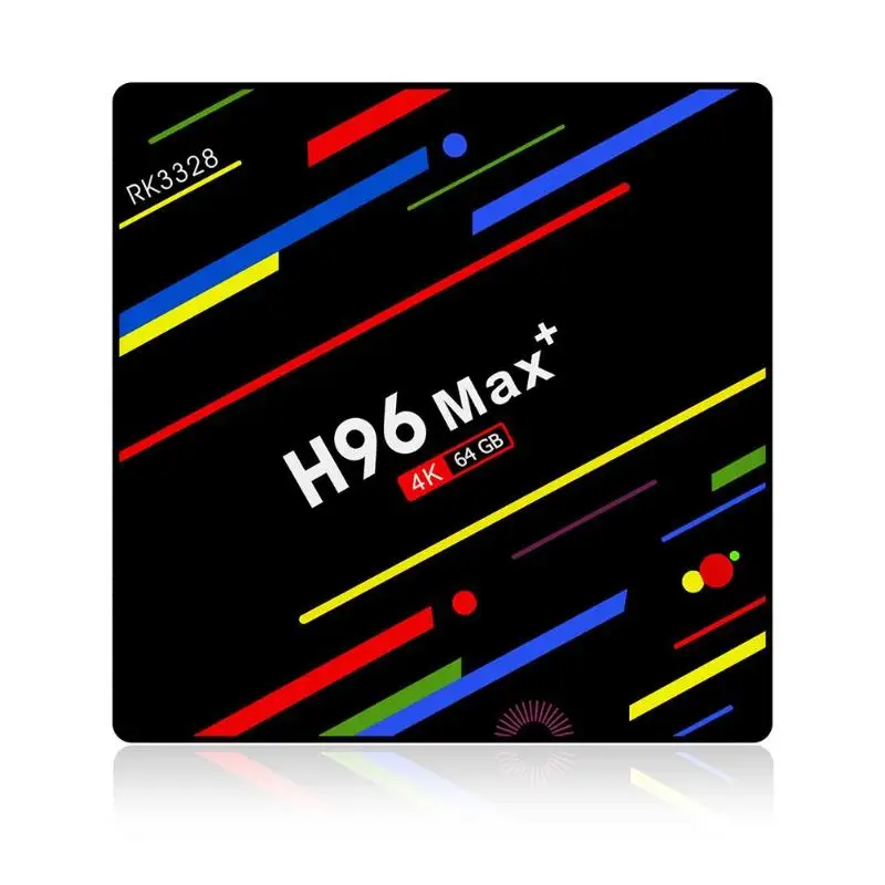 H96 MAX+ Android 9,0 tv Box 4 Гб+ 64 Гб RK3328 четырехъядерный 2,4G 5G WiFi Bluetooth 4 K HDMI Smart set top box медиаплеер с пультом дистанционного управления