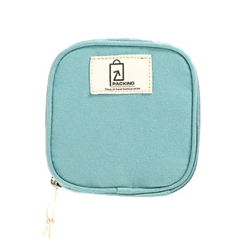 

Multifunctional Small Storage Bag Makeup Toiletry Organizer Bag Charger Cable Pouch for Home and Travel