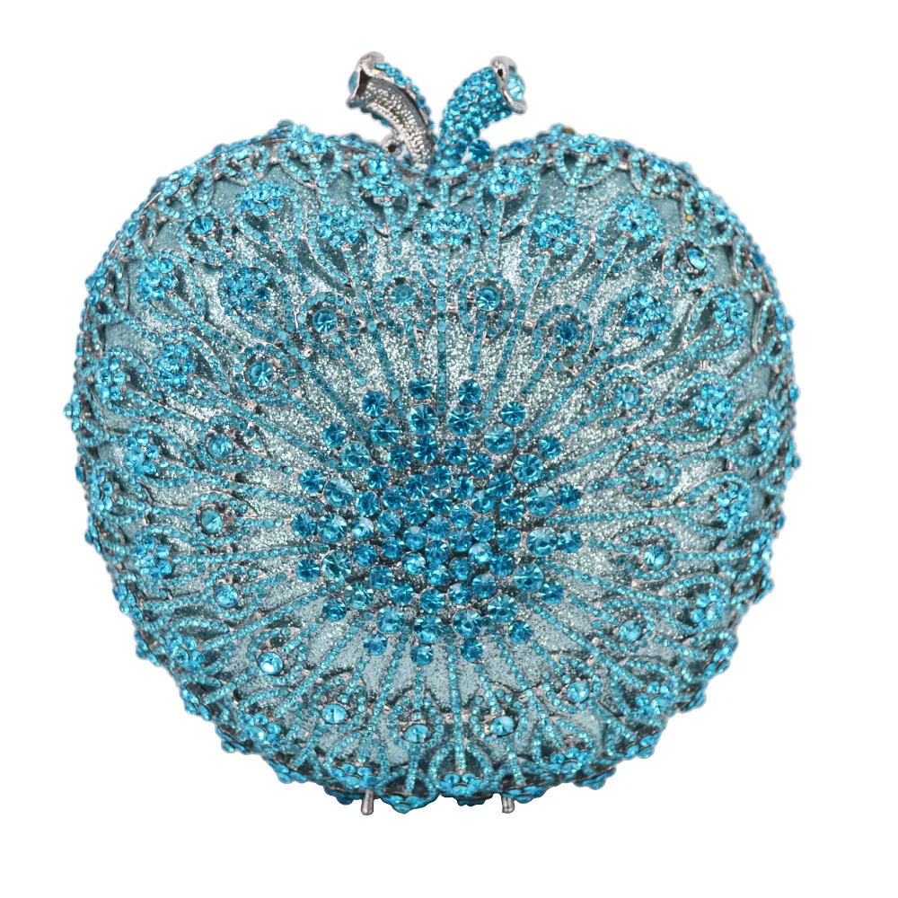 Buy light Blue Crystal Purse Diamond Rhinestone Luxury