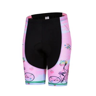 pink biking shorts