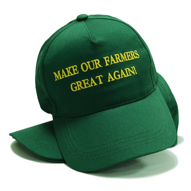 Дональд Трамп Америка Регулируемый головной убор Baseballcap сделать наши фермеры большой снова шляпа один размер хлопок нейлон застежка лента