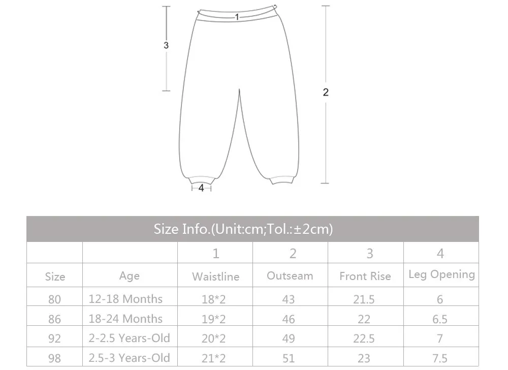 Штаны для маленьких мальчиков и девочек от 1 до 3 лет, брюки детские штаны низ: одежда для улицы из хлопка, вязаный