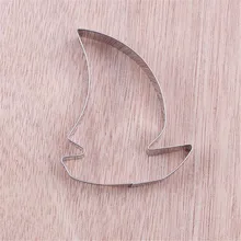 Печенье "сделай сам" печенья в виде парусника в форме Нержавеющая сталь резак для помадки, пирога, печенья пресс-формы для выпечки приспособление для украшения