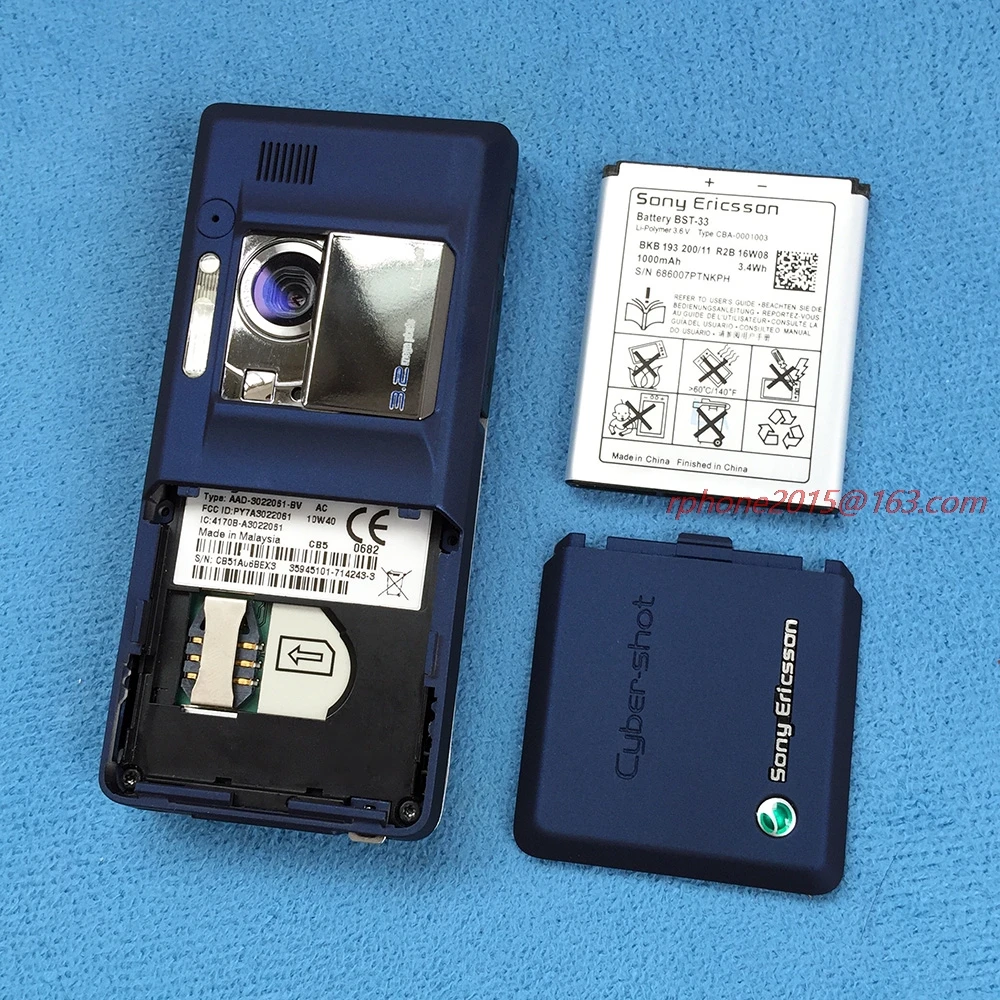 Восстановленный мобильный телефон sony Ericsson K810 K810i 3MP GSM 2G разблокированный мобильный телефон и один год гарантии