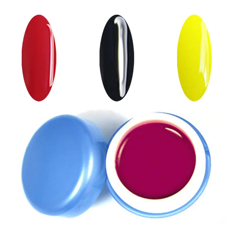 Любовник конфеты Чистый Цвет Ногтей Гель УФ Builder Акриловые Набор DIY Краски