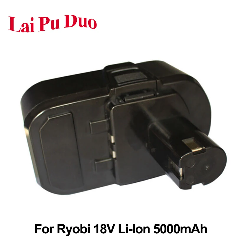 

18V 5000mAh Li-Ion Replacement Power Tool Battery For Ryobi:P102,P103,P104,P105,P106,P107,P108,BPL-1815,BPL-1820G