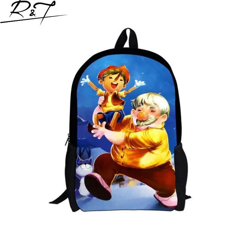 Nueva Llegada pinocho pinocho imprimir mochilas adolescente niños campus  mochila escolar para los niños muchachas de los niños de dibujos animados  mochila|backpack messenger bag|backpack tote bagbag - AliExpress