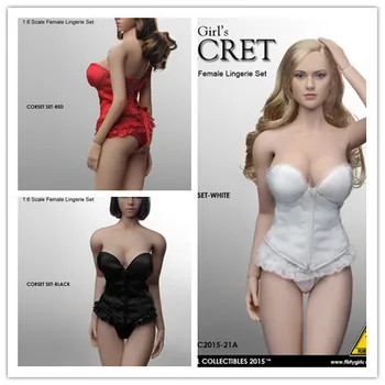 

1/6 scale female clothes model Women's underwear series Wrap chest suit Bra model for 12'' soldier action figure