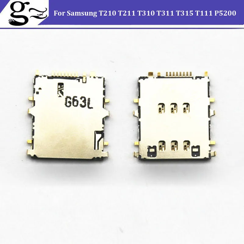 Высокое Качество Слот для sim карты Samsung T210 T211 T310 T311 T315 T111 P5200 слот лоток Бесплатная