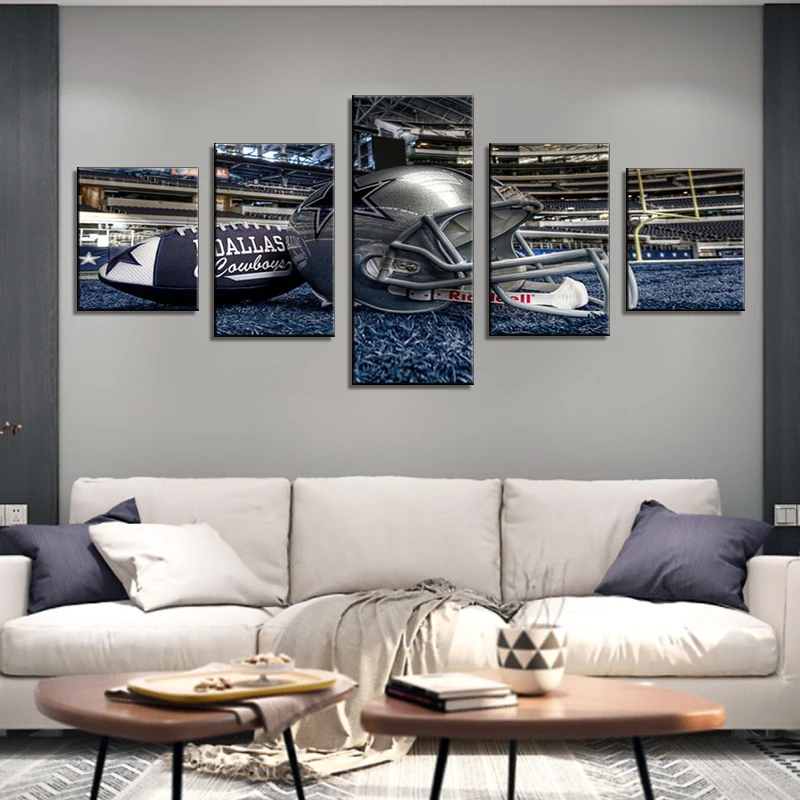 Us 14 56 48 Off 5 Panel Dallas Cowboys Canvas Prints Painting Wall Art Nfl Sport Fans Pictures Modern Artwork Living Room No Frame Home Decor In Us 14 56 48 Off 5 Panel Dallas Cowboys Canvas Prints Painting Wall Art Nfl Sport Fans Pictures Modern Artwork Living Room No Frame Home Decor In