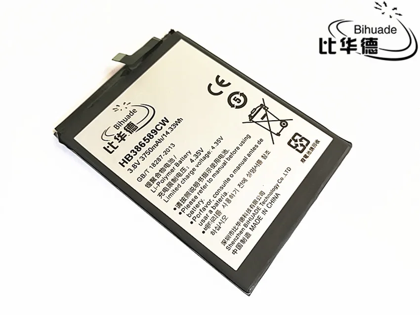 Free shipping High Capacity HB386589CW 3750mAh The cell phone battery
