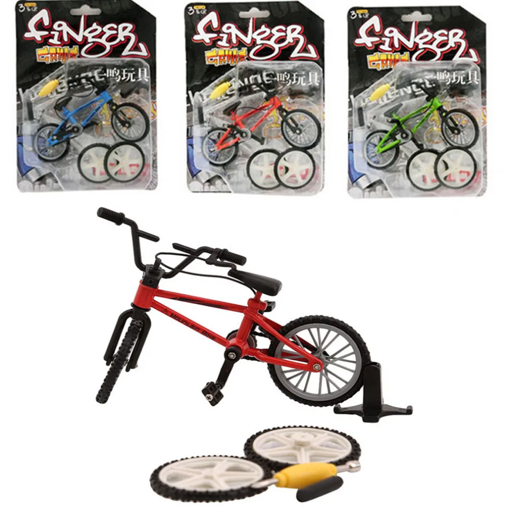 Мини BMX горный велосипед игрушки Розничная коробка+ 2 шт запасная шина мини-палец-bmx велосипед творческая игра подарок для детей
