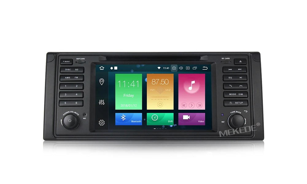 Cheap MEKEDE Car Multimedia player GPS Android 8.0 Car Radio 1 Din For BMW/E53/X5/E39 Canbus Rear View Camera Microphone USB DVR Wifi 11
