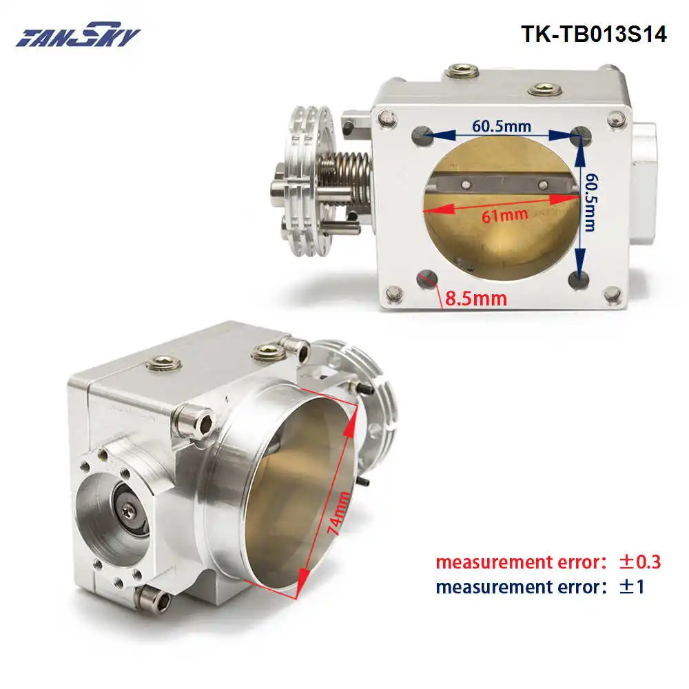 TANSKT-70 мм корпус дроссельной заслонки Впускного коллектора для двигателей Nissan SR20DET только TK-TB013S14