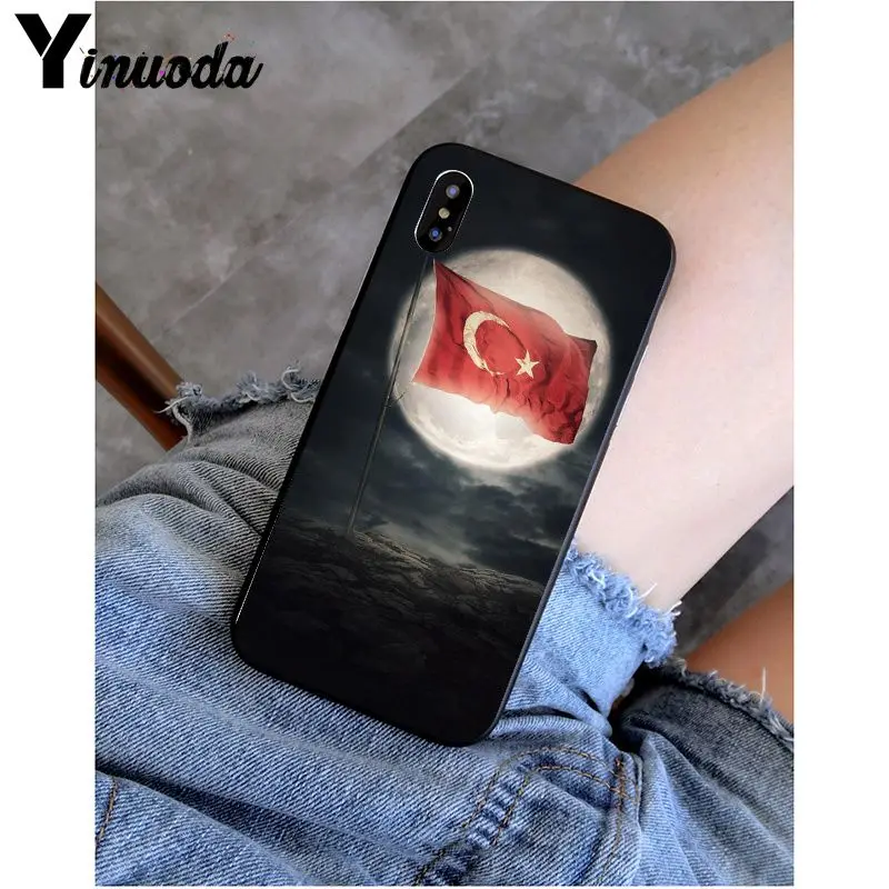 Yinuoda флаг Турции волк ретроспективный телефон чехол оболочка для Apple iPhone 8 7 6 6S Plus X XS MAX 5 5S SE XR чехол - Цвет: A2