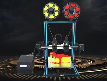 

3D Printer Pulley Version DIY Kit Kossel Delta Auto Leveling Large Printing Size 3D Metal Printer