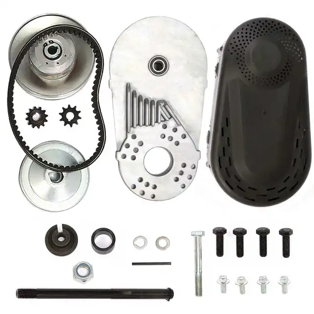 3/4" CLUTCH GO KART TORQUE CONVERTER 10T 12T 2 SPROCKET TRANSMISSION