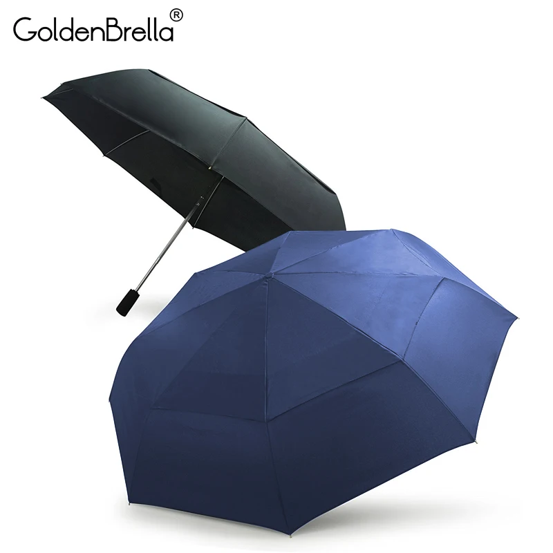 Double layer Brand Quality Automatic Umbrella Rain Women Wind Resistant