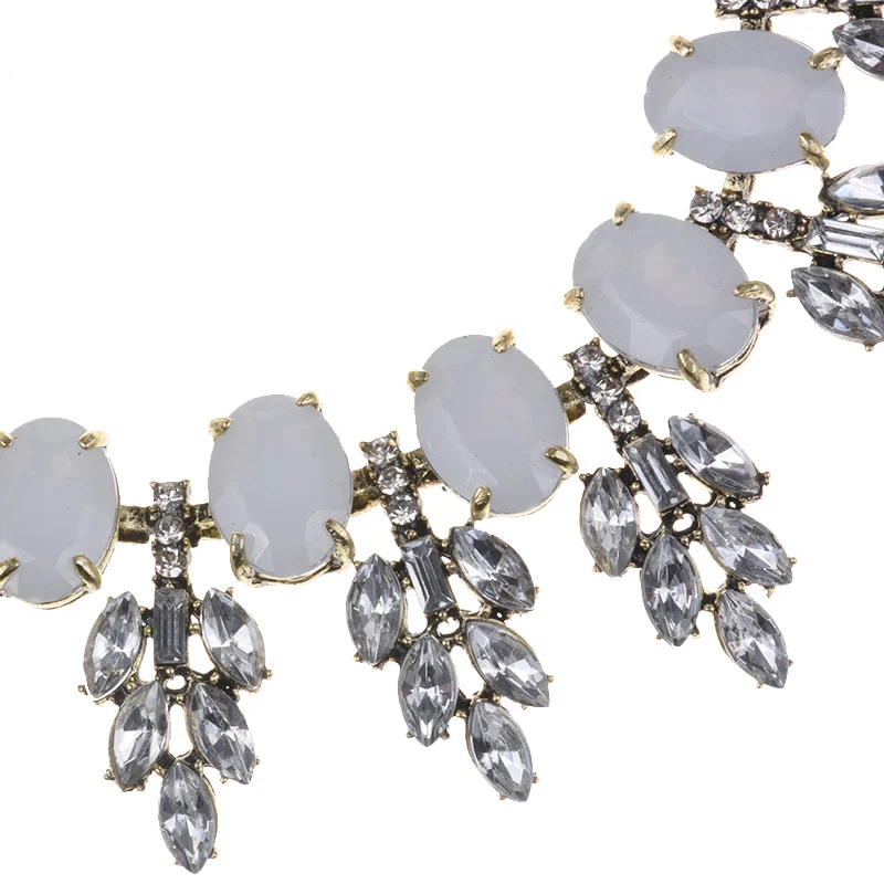 Роскошное большое ожерелье из листьев с кристаллами, большое колье ожерелье женское индийское подвеска в этническом стиле, ожерелье для женщин, ювелирные изделия