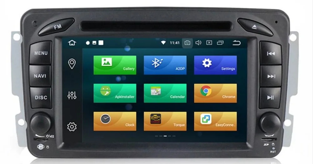 Sale 7"HD ANDROID 8.1 CAR DVD player For Mercedes Benz W209 W203 W168 ML W163 W463 Viano W639 Vito Vaneo Wifi GPS BT Radio NEW Map 3