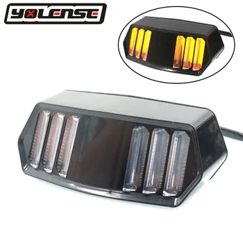 

Motorcycle LED Tail Light Running Stop Brake Rear Warning Turn Signal Indicator Lamp For Honda MSX125 CBR650F CTX700 CTX700N