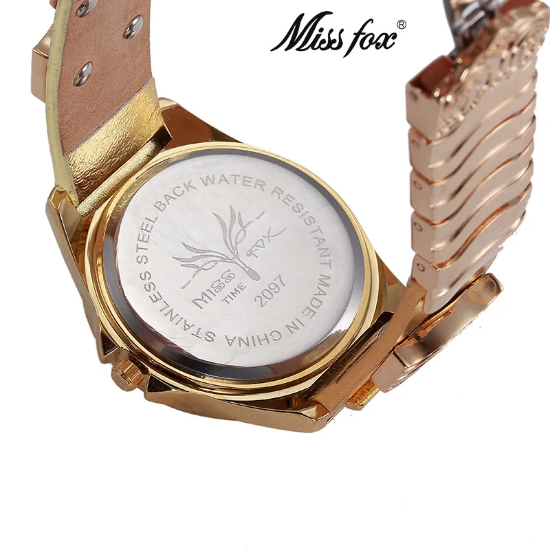 Miss Fox модные наручные часы женские Топ бренд известные кварцевые часы женские часы Relogio Feminino Montre Femme