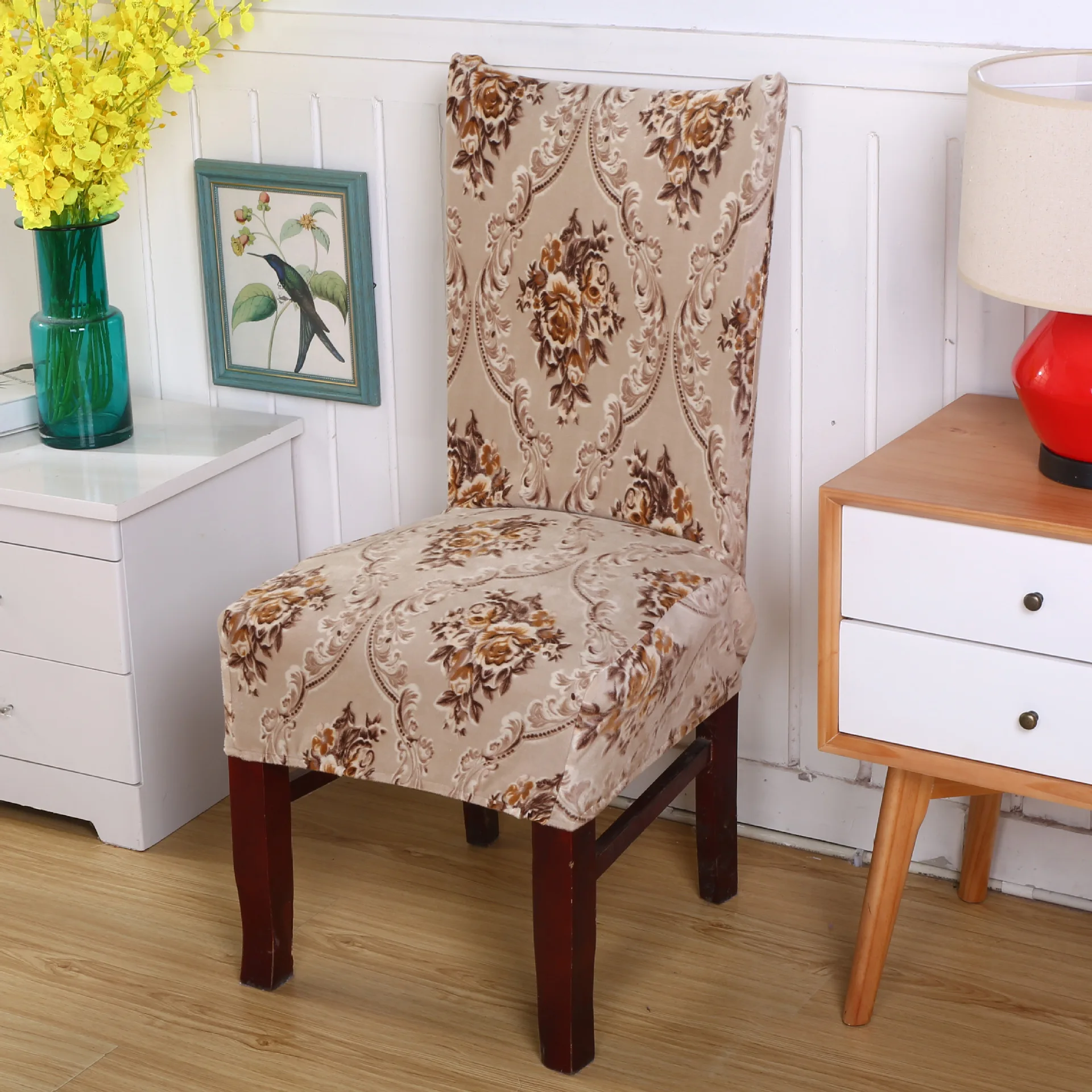 Spandex Elastic Classic Zebra Stripe Slipcovers Removable Stretch Chair