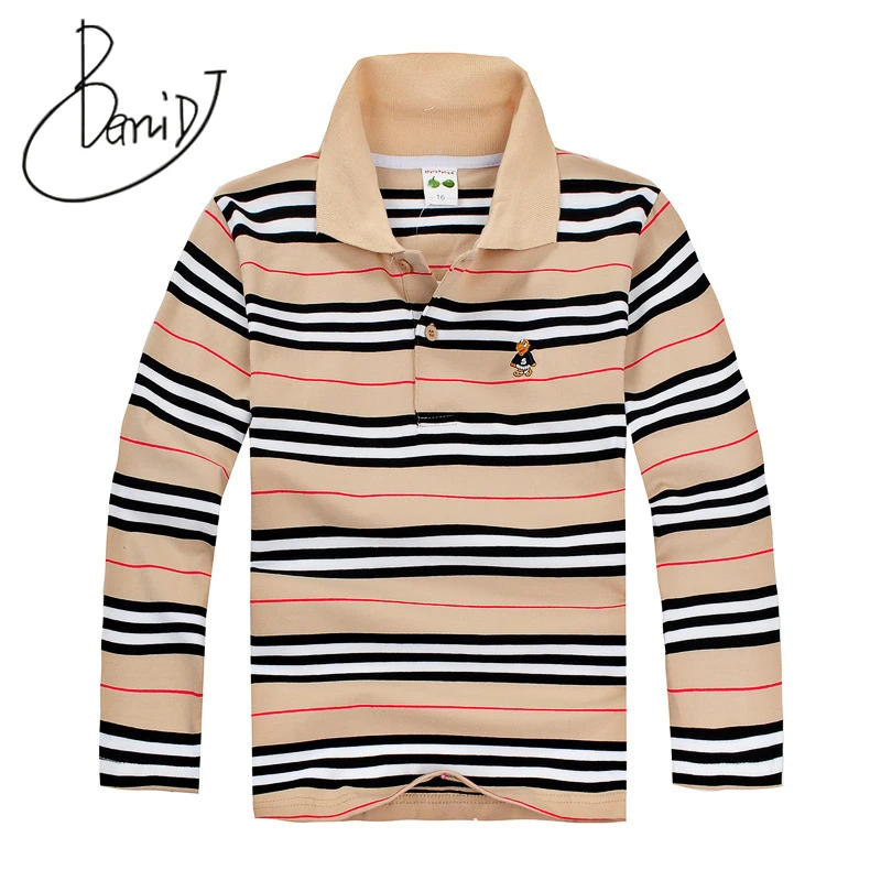 

2019 Boys sweatshirts Boy hoodies Summer Autumn Children Spring Winter Striped sweater Long sleeve T-shirts kids clothing blouse