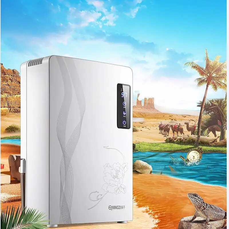 

Dehumidifier Dehumidifier Household Mute Bedroom Basement Moisturizing Dryer Touch Screen Temperature and Humidity Display