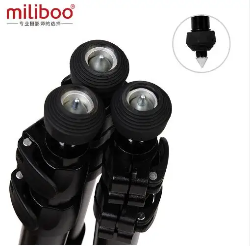 US $149.00 Miliboo MTT701AB Portable Aluminum Tripod For Professional CamcorderVideo CameraDSLR Tripod With Hydraulic Ball Head