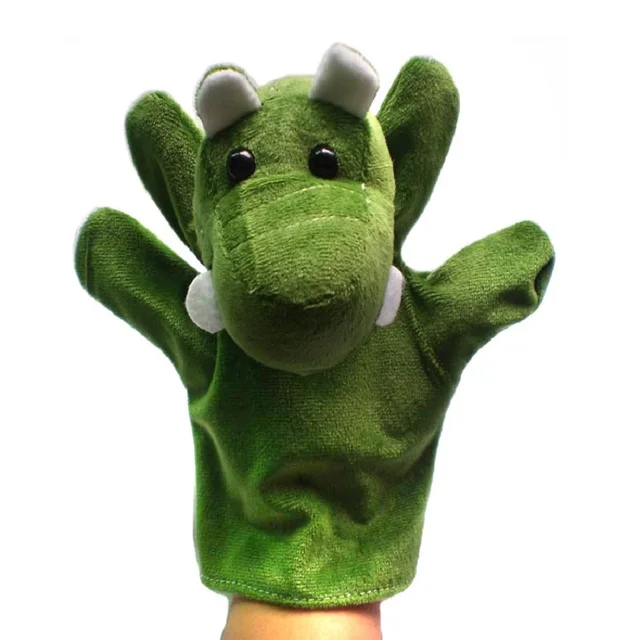 Animal Finger Puppet Plush Toy Child Baby Favor Dolls Tell Story Props Cute Cartoon Animal Fingerdoll Kids  Soothing Baby Toy 4