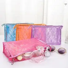 Женский Большой черный складной мыльный мешок для макияжа