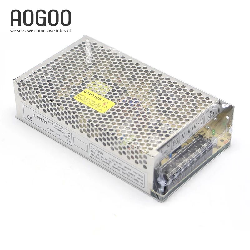 

200W 24V 8.4A LED Light Devices Switching Power Supply AC-DC PSU 100/110/220/230V S-200-24
