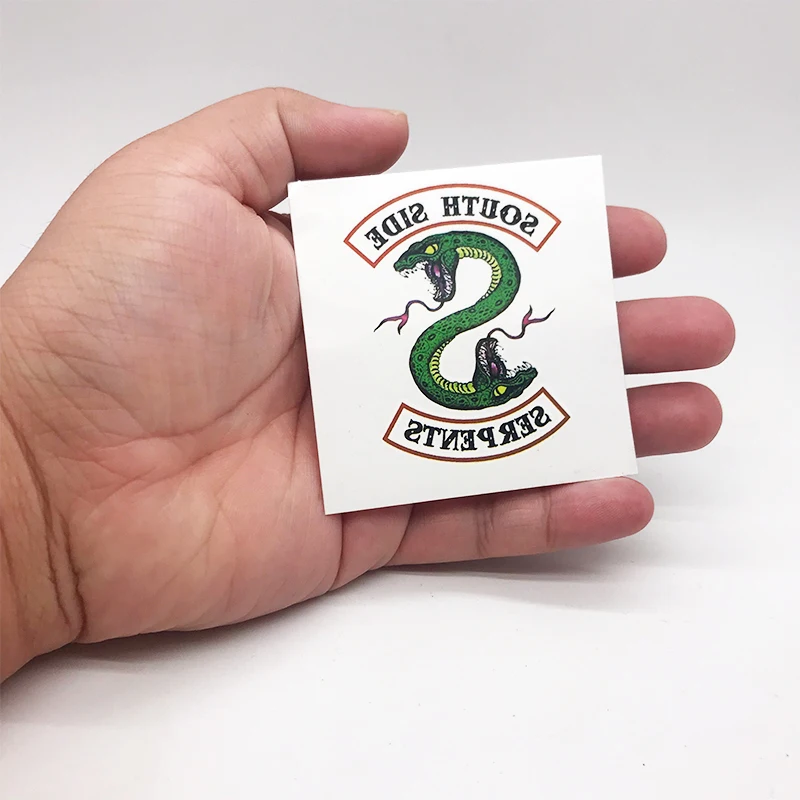 5 قطعة/المجموعة Riverdale Southside الوشم Fullbody DIY للماء المؤقتة الوشم ملصق الجسم الفن تأثيري الدعامة 5 قطعة/المجموعة Riverdale Southside الوشم Fullbody DIY للماء المؤقتة الوشم ملصق الجسم الفن تأثيري الدعامة