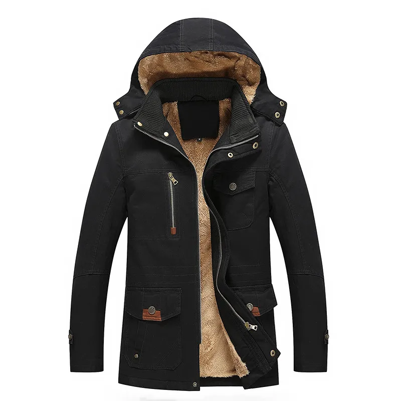 Мужская зимняя куртка Новая модная теплая мужская куртка и пальто ветрозащитные парки casaco зимняя куртка для мужчин хлопковое пальто