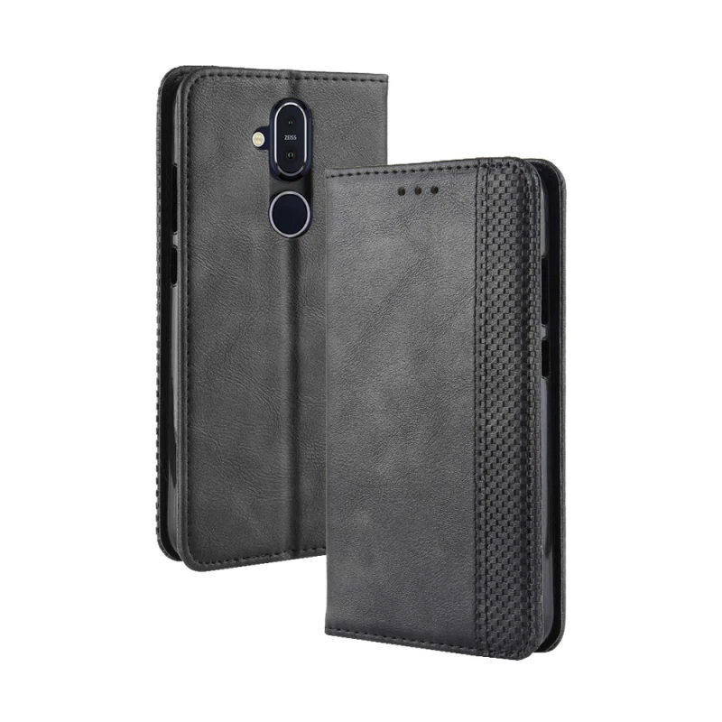 Nokia 8.1 (X7) Retro leather flip case_1