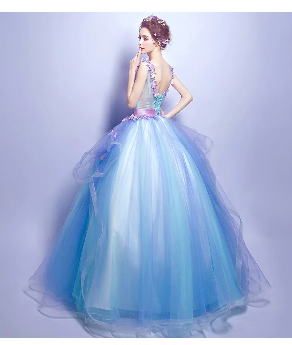 Fairy sweet floral beading Prom Gowns Evening Dresses long lacing chiffon Homecoming dress Party Elegant Vestido De Festa Fairy sweet floral beading Prom Gowns Evening Dresses long lacing chiffon Homecoming dress Party Elegant Vestido De Festa